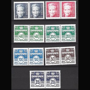 Danmark parstykker postfrisk AFA 1444-1450 s24