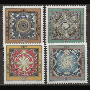 Liechtenstein postfrisk AFA nr. 1086-1089
