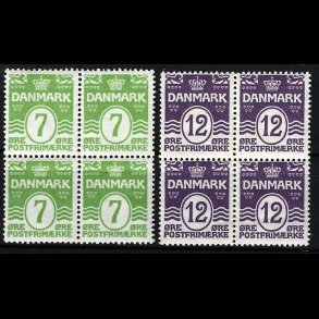 Danmark AFA 167-168 postfrisk 4-blokke AFA kr. 2.300,00