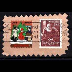 Brevklip m/bystempel K�benhavn - 320