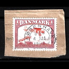 Brevklip m/bystempel K�benhavn - 328