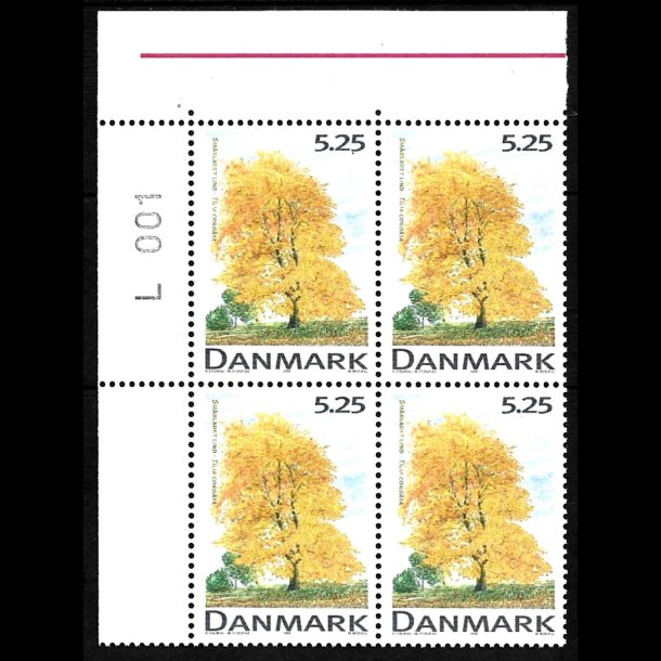 Danmark postfrisk marginalblok L1001