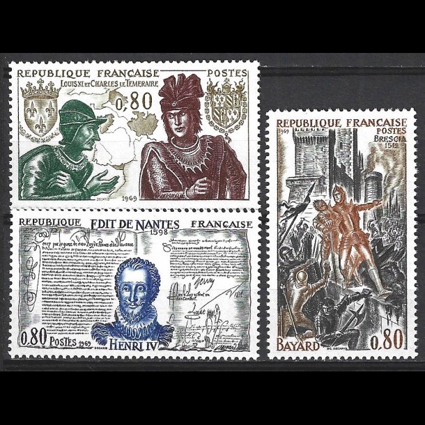 Frankrig postfrisk AFA 1724-1726