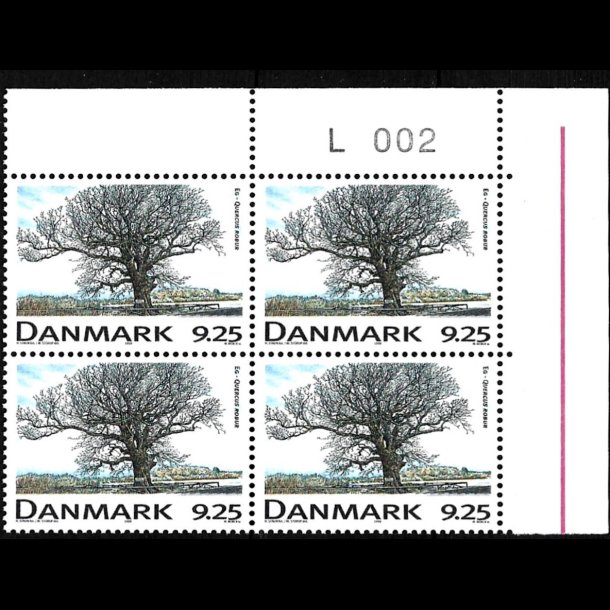 Danmark postfrisk marginalblok L1002