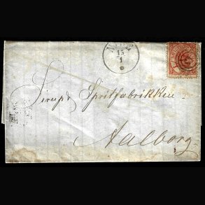 Danmark skillingsbrev AFA 13 med indhold se billeder