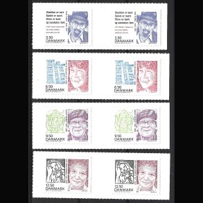 Danmark parstykker postfrisk AFA 1632E-1635E s14