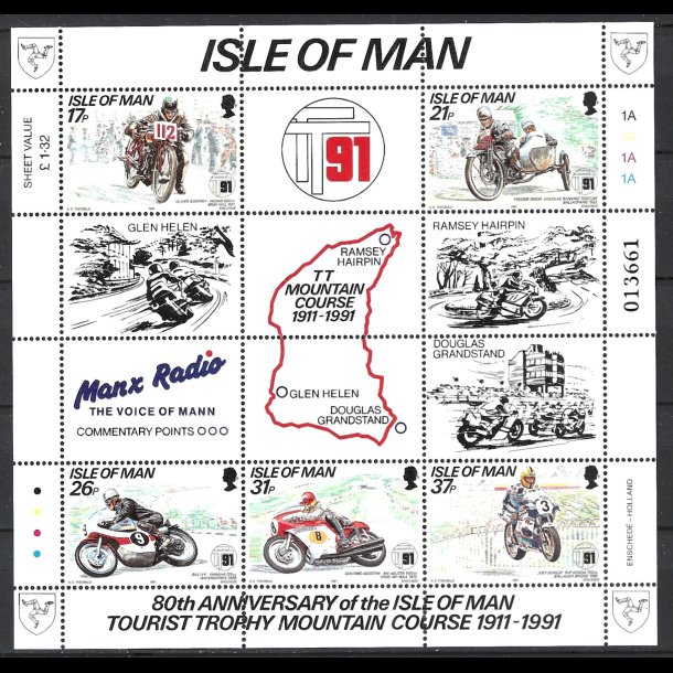 �en Man postfrisk AFA 459-463 miniark