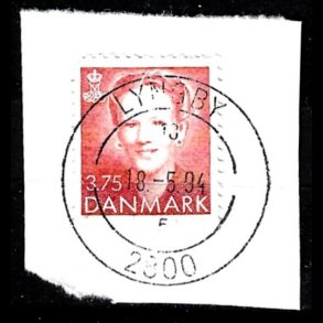 Brevklip m/bystempel Lyngby - 338