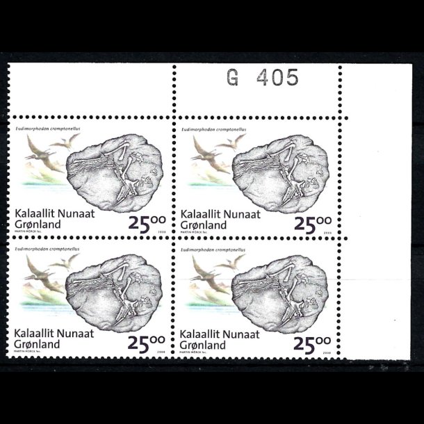 Grnland marginalblok postfrisk G 405