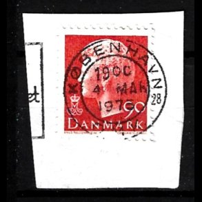 Brevklip m/bystempel K�benhavn - 345