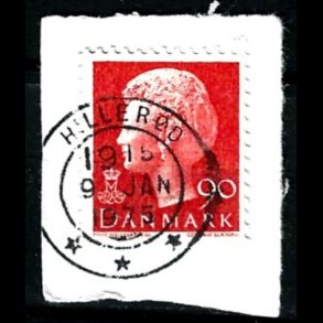 Brevklip m/bystempel Hiller�d - 346