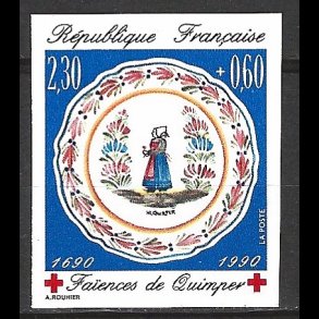 Frankrig postfrisk AFA 2868 utakket