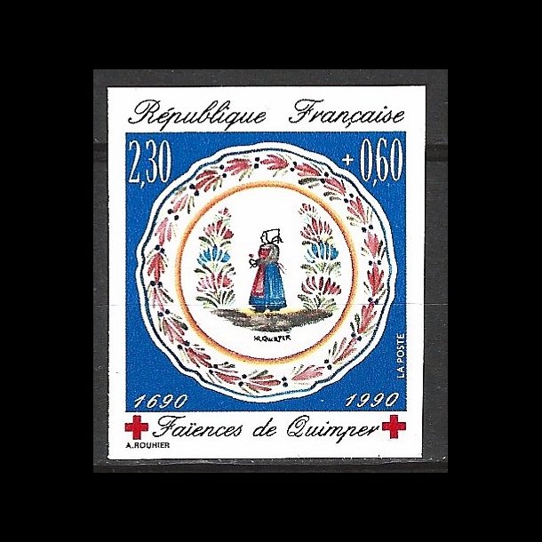 Frankrig postfrisk AFA 2868 utakket