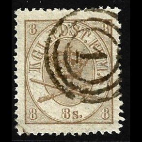 Danmark AFA 14 stemplet AFA kr. 1.300,00