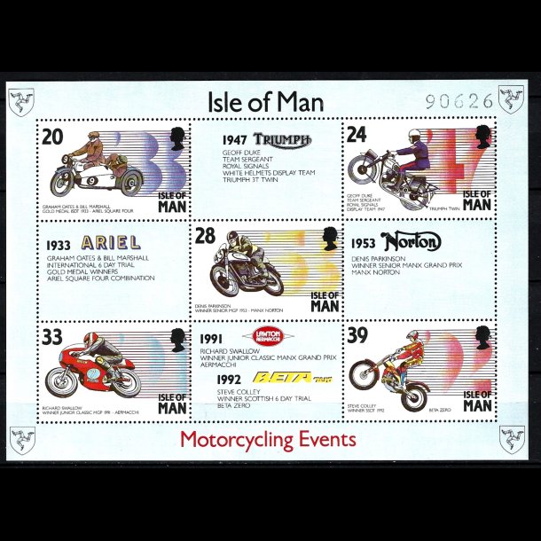 �en Man postfrisk AFA 459-463 miniark