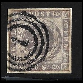 Danmark AFA 6 stemplet flot m�rke AFA kr. 1.800,00