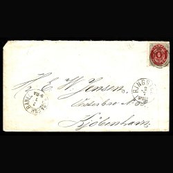 Danmark skillingsbrev AFA 18 uden indhold se billeder