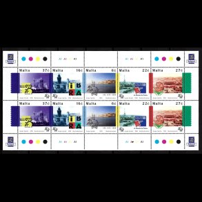 Malta postfrisk AFA 1062-1066 ark