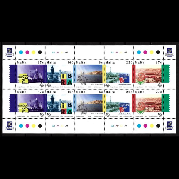 Malta postfrisk AFA 1062-1066 ark