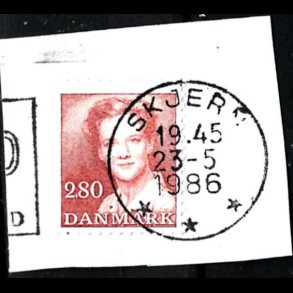 Brevklip m/bystempel Skjern - 372