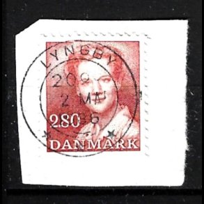 Brevklip m/bystempel Lyngby - 376