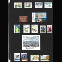 Island rsmappe 2000 postfrisk