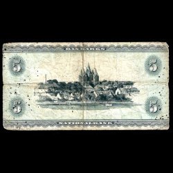 Danmark 5-kroner 1959-C0 Sieg 129 kval. 1-/VG