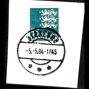 Brevklip m/bystempel Birker�d - 389