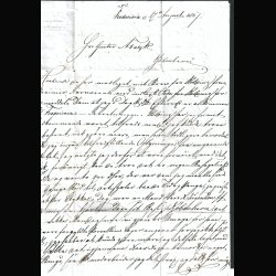 Danmark skillingsbrev AFA 13 med indhold se billeder, flot brev