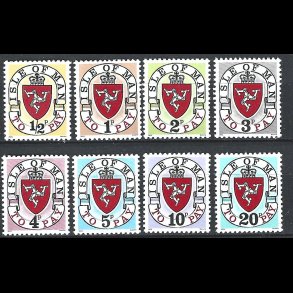 �en Man postfrisk portom�rker AFA 1-8 1973