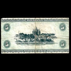 Danmark 5-kroner 1958-B7 Sieg 129 kval. 1-/VG