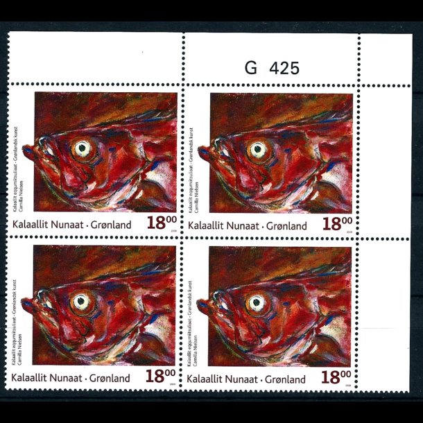 Grnland marginalblok postfrisk G 425