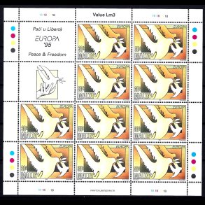 Malta postfrisk AFA 950 ark