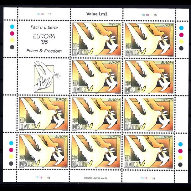 Malta postfrisk AFA 950 ark