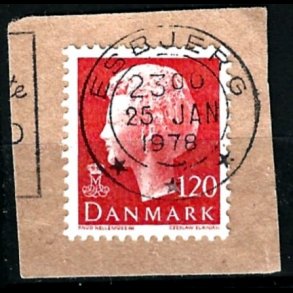 Brevklip m/bystempel Esbjerg - 398
