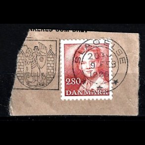 Brevklip m/bystempel Slagelse - 399