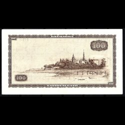 Danmark 100-kroner 1970-B4 Sieg 137 kval. UNC/0 ufoldet, flot!!