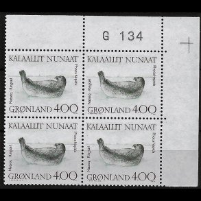 Gr�nland marginalblok postfrisk G 134