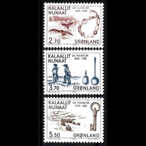 Gr�nland postfrisk AFA 148-150