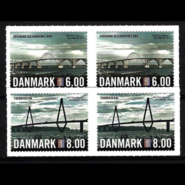 Danmark parstykker postfrisk AFA 1689-1690 s2