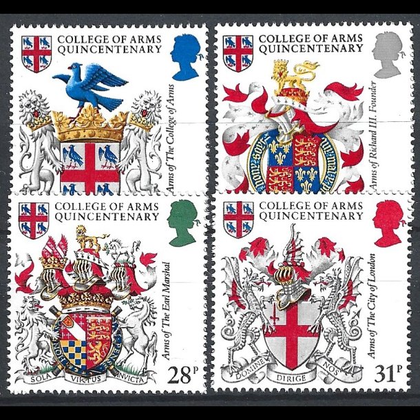England postfrisk AFA 1079-1082