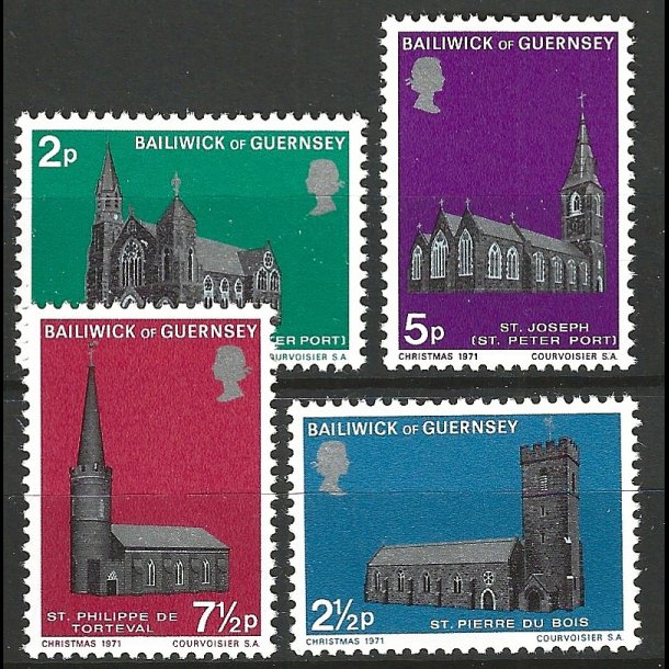 Guernsey postfrisk AFA 51-54