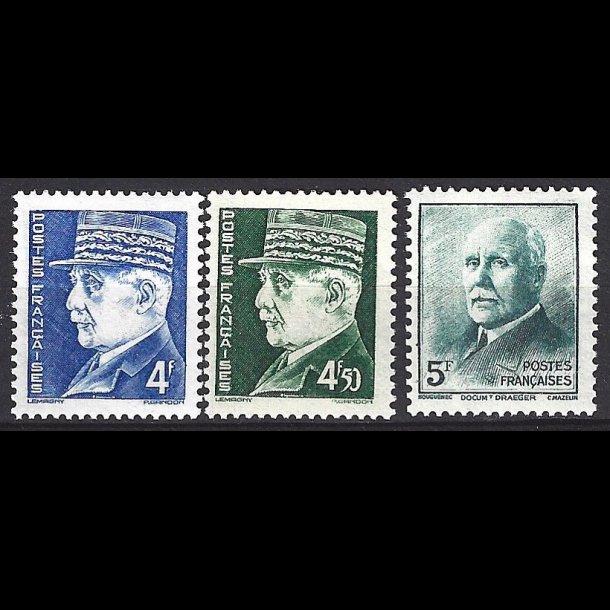 Frankrig postfrisk AFA 539-541