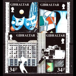 Gibraltar postfrisk AFA 653-656