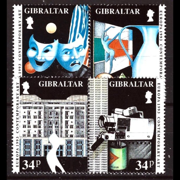 Gibraltar postfrisk AFA 653-656