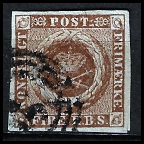 Danmark AFA 1, 4 RBS, type IIIb stemplet
