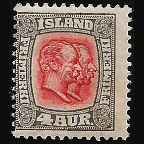 Island AFA 50 postfrisk