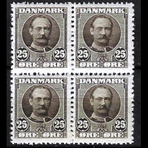 Danmark AFA 57 postfrisk 4-blok AFA kr. 2.000,00++