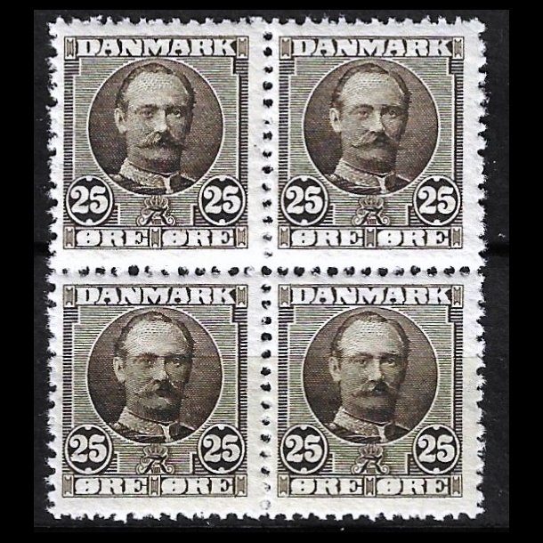 Danmark AFA 57 postfrisk 4-blok AFA kr. 2.000,00++