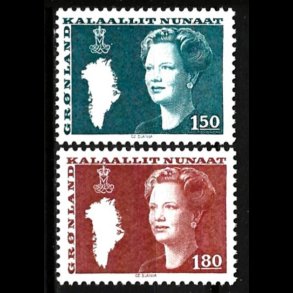 Gr�nland postfrisk AFA 134-135